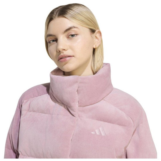 Adidas Γυναικείο μπουφάν Helionic Down Puffer Velour Jacket